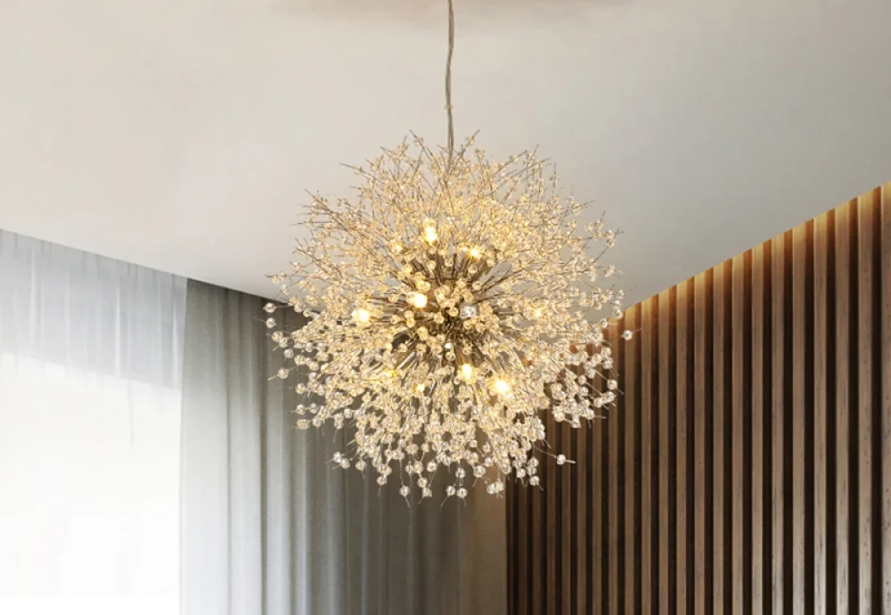 globe ball chandelier